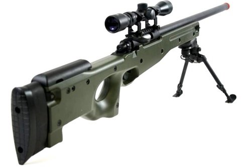 Cheap Airsoft Rifle With Scope and Bipod