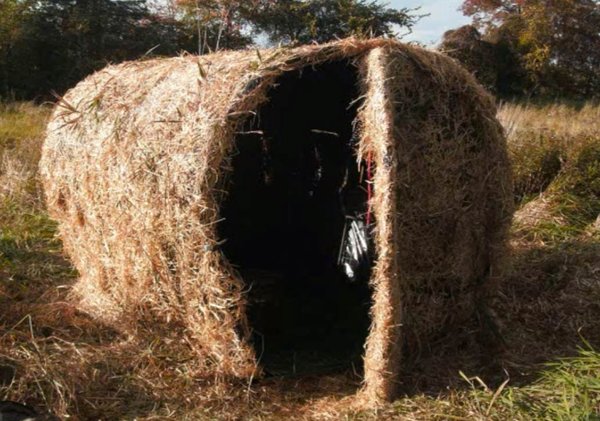 homemade ground blind