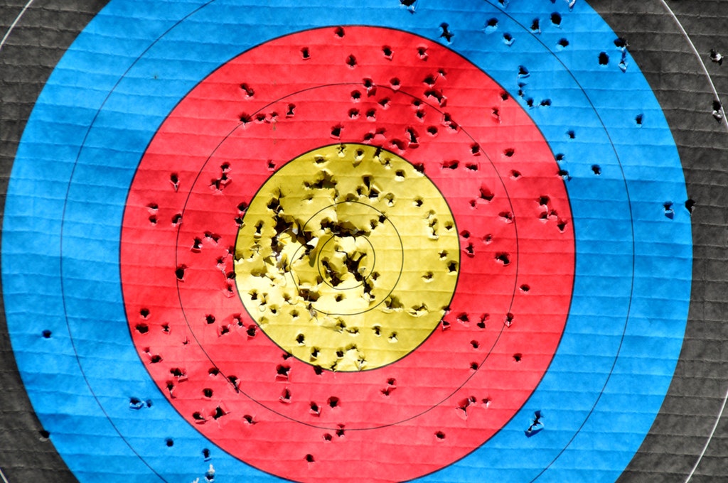 archery art bullseye