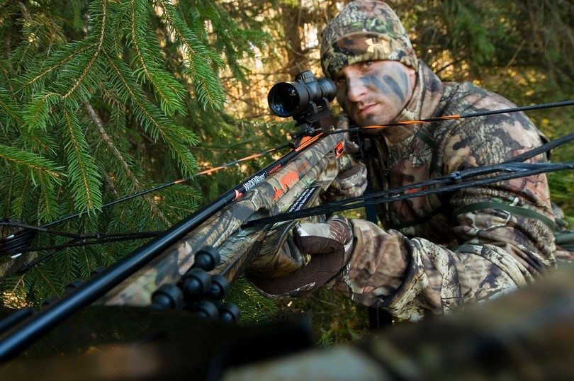 Man Holding Crossbow