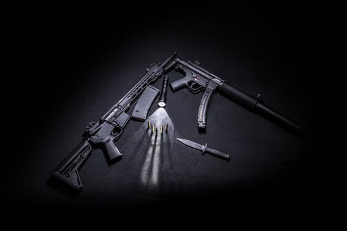assault rifles
